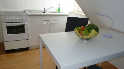 Ferienwohnung: Küche